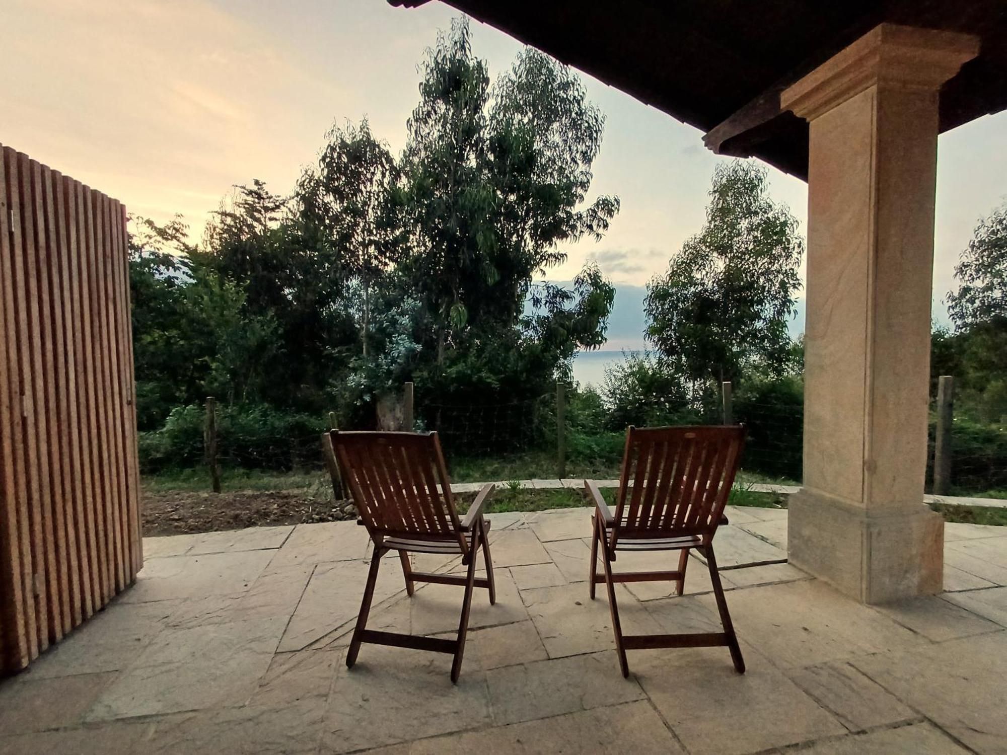Amplio Apartamento Con Jardin En Villa Haritza Con Vistas Al Mar Ea Luaran gambar